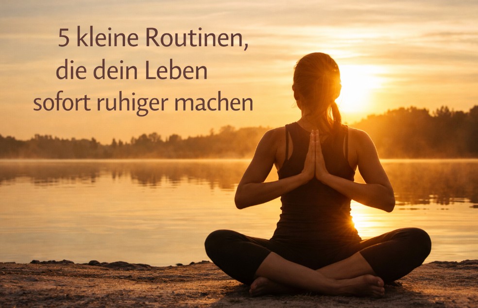 5 kleine Routinen, die dein Leben sofort ruhiger machen
