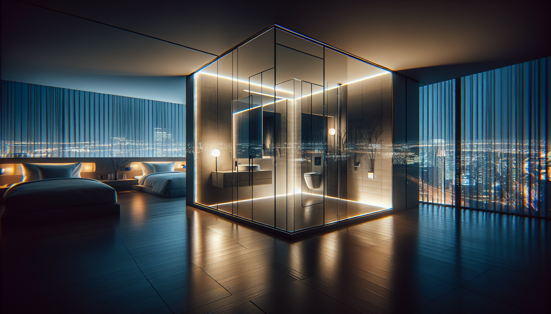 Transparente Badezimmer: Ein Hoteltrend mit Tücken