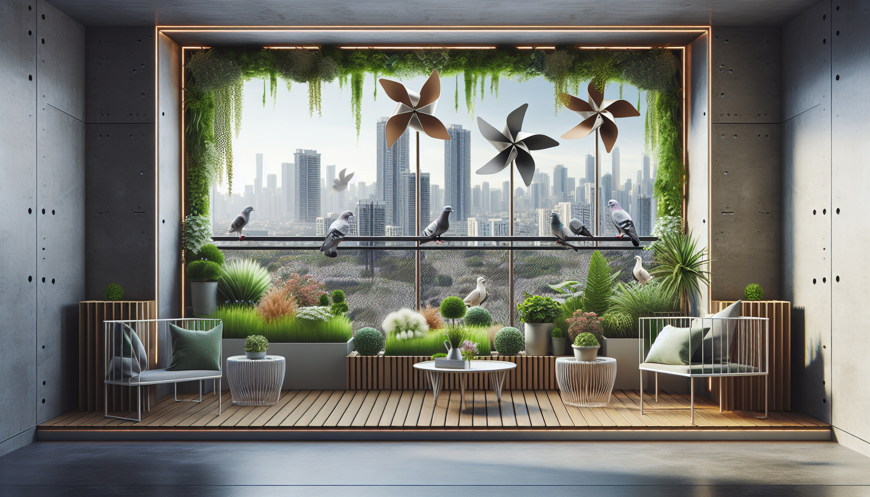 Friedvolle Balkonien: Umweltfreundliche Strategien gegen Taubenbesuch