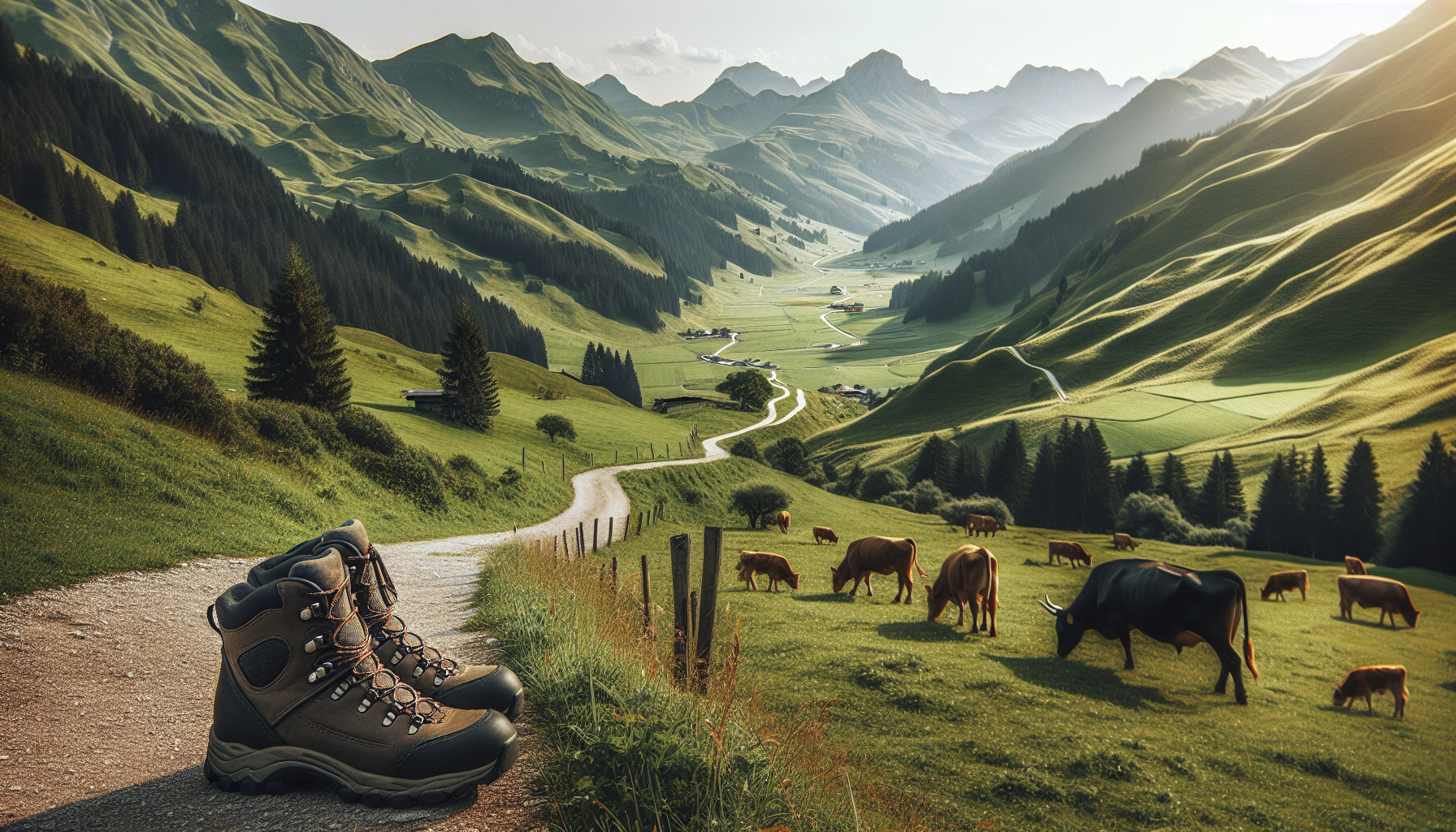 Wandern in den Alpen: Sicher unterwegs mit Rindern auf dem Weg