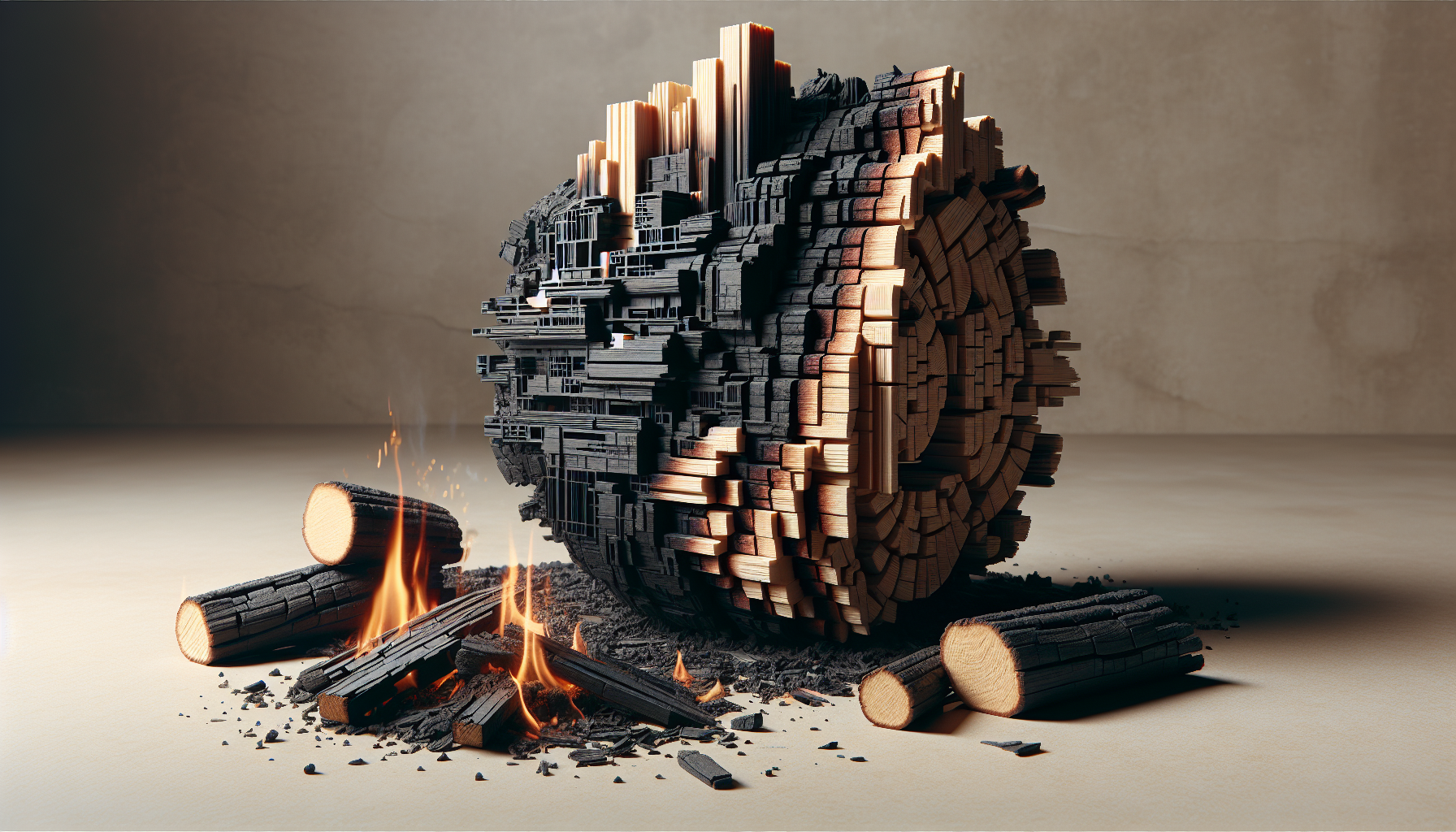 Feuerfestes Wohnen: Wie ein innovativer Holzstoff den Brandschutz revolutioniert